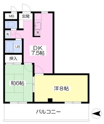 楠マンションの物件間取画像